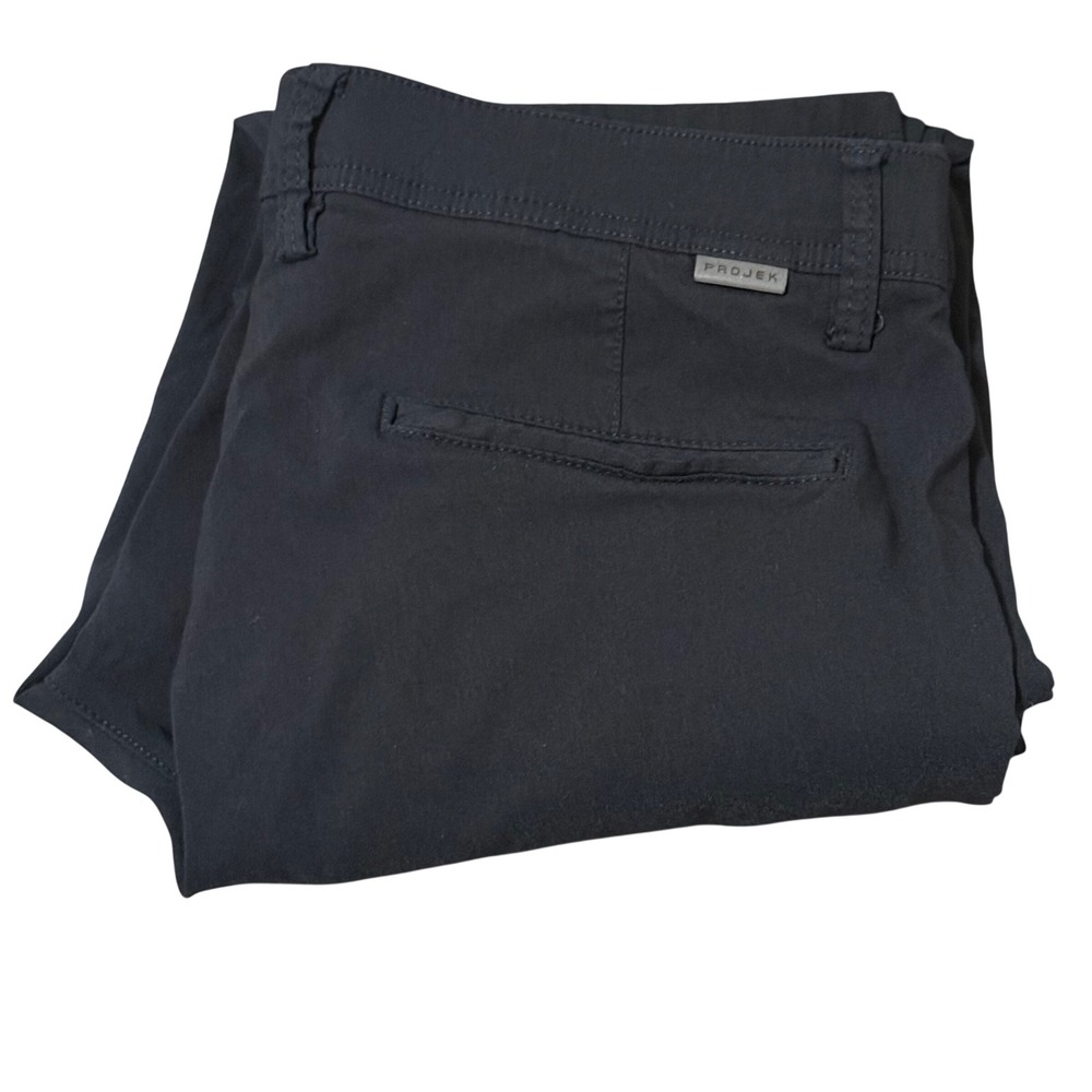 Projek Raw Mens‎ Classic Fit Navy Blue Stretch Chino Pants Size 36 145106